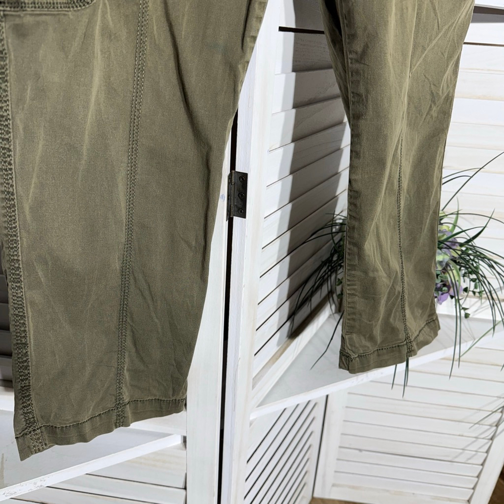 Sonoma vintage Y2K cargo pants military green sz 10 - Picture 14 of 14